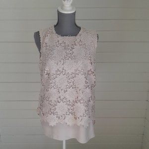 Charlie Paige Pink Blouse Size M